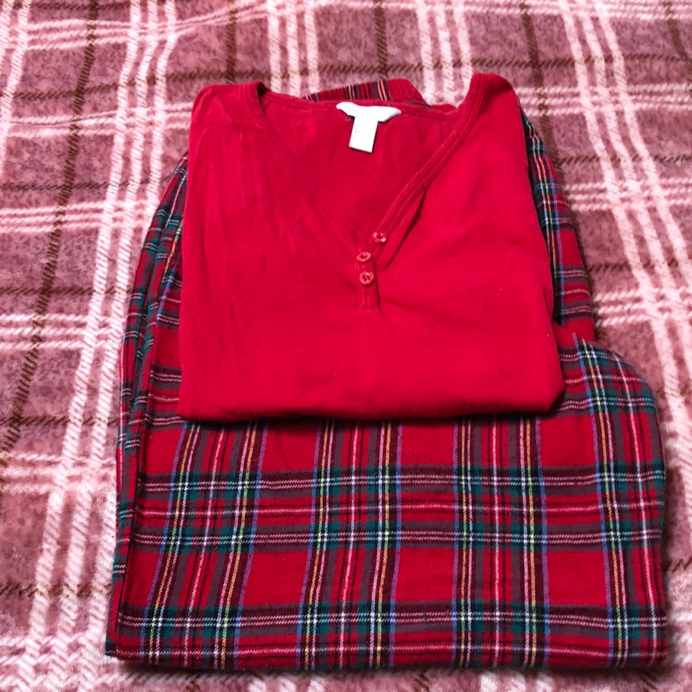 Two piece pajamas, size small , new.
